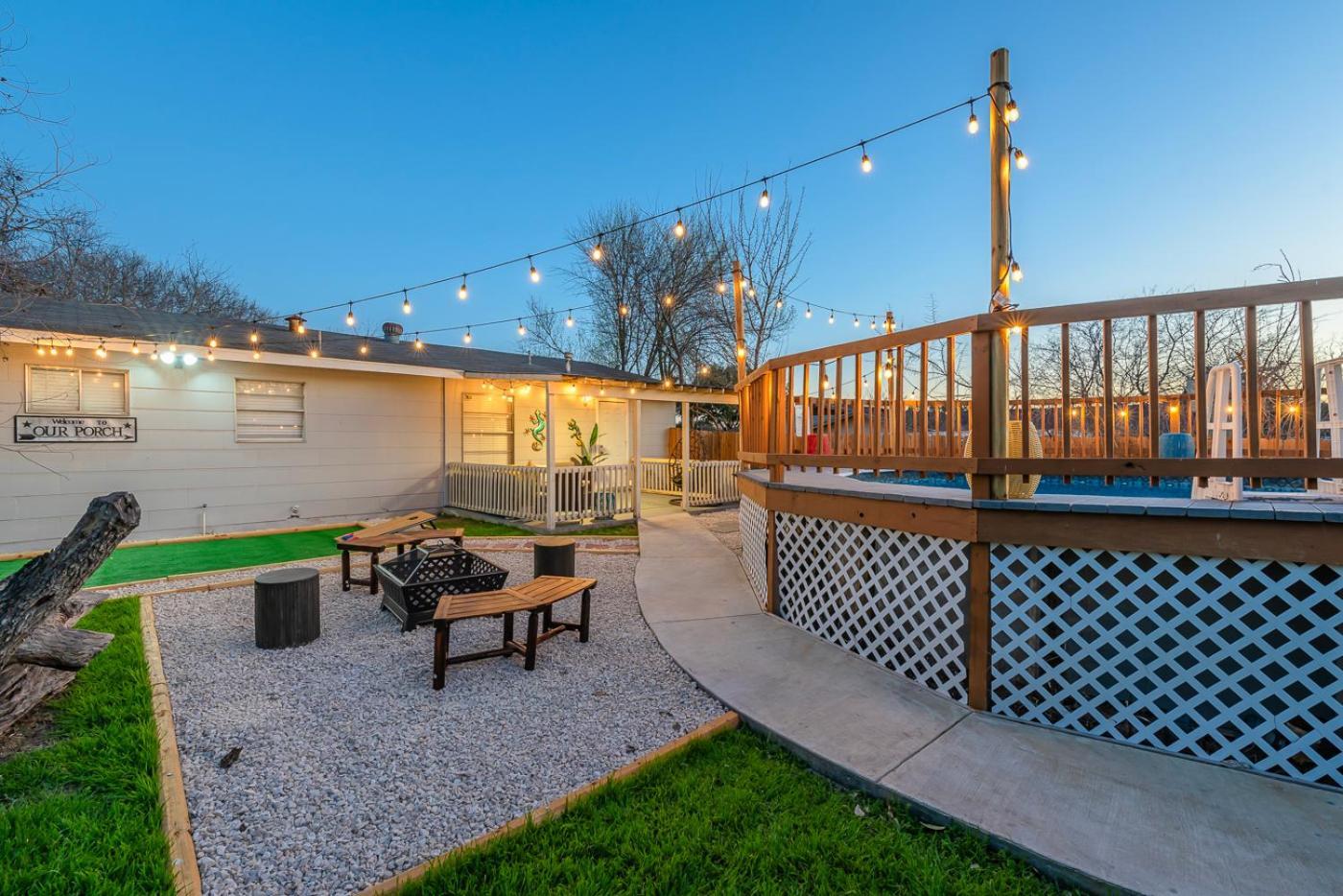Game Room, Pool & Fire Pit At The Medical Center San Antonio Ngoại thất bức ảnh